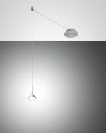 Κρεμαστό Φωτιστικό   Fabas Luce Isabella LED 8W  Αλουμίνιο Dimmable  750lm Θερμό 3000K – 3410-41-212