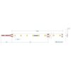 LED Ταινία 12W 24V CUBALUX Dimmable  1152lm/m  Θερμό 2700K 15 Μέτρα CL13-1027