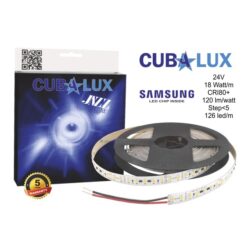 LED Ταινία 18W 24V CUBALUX Dimmable  1944lm/m  Θερμό 2700K 5 Μέτρα CL13-0984