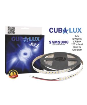 LED Ταινία 6W 24V CUBALUX Dimmable 648lm/m  Θερμό 2700K 5 Μέτρα CL13-0982