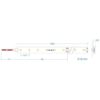 LED Ταινία 9W 24V CUBALUX Dimmable  891lm/m Αδιάβροχη IP67 Θερμό 2700K 15 Μέτρα CL13-1036