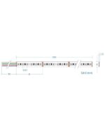 LED Ταινία 18W 24V CUBALUX Dimmable  RGB  Πολύχρωμη 5 Μέτρα CL13-1044