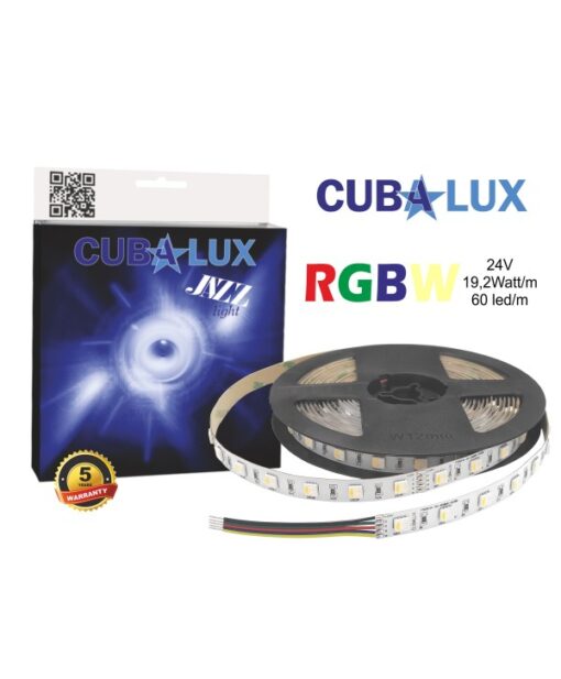 LED Ταινία 19.2W 24V CUBALUX Dimmable  RGB  Πολύχρωμη 5 Μέτρα CL13-0653