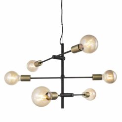 Nordlux Josefine Κρεμαστό Matt Μαύρο E27 Μεταλλικό – 48933003