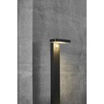 Nordlux Rica Square Φωτιστικό Κήπου Ηλιακό Φωτιστικό LED 5W 3000K IP44 Μαύρου Χρώματος  –  2118178003