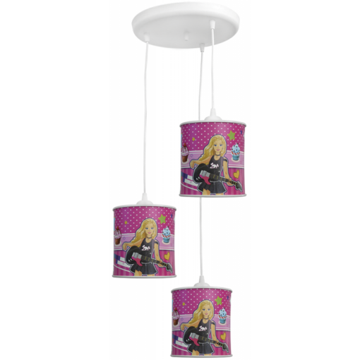 Παιδικό φωτιστικό KID 3L  Κρεμαστό  Φ15 GIRL -B- Heronia – 36-0006