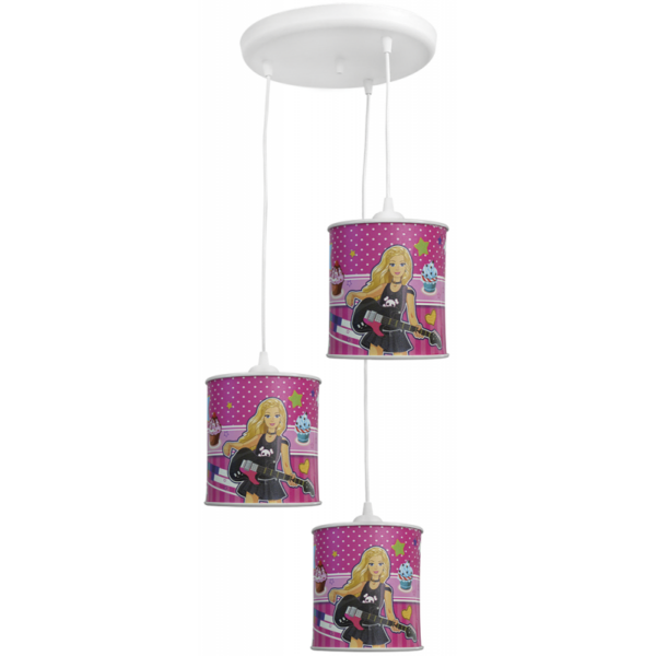 Παιδικό φωτιστικό KID 3L  Κρεμαστό  Φ15 GIRL -B- Heronia – 36-0006