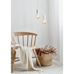Nordlux Hang Κρεμαστό Λευκό E27  Πορσελάνη –  2010013001