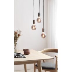 Nordlux Hang Κρεμαστό Γκρι E27  Πορσελάνη –  2010013010