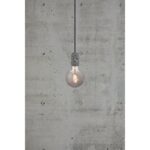 Nordlux Hang Κρεμαστό Γκρι E27  Πορσελάνη –  2010013010