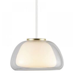 Nordlux Jelly Κρεμαστό Clear E27 Γυάλινο/Μεταλλικό – 2010783001