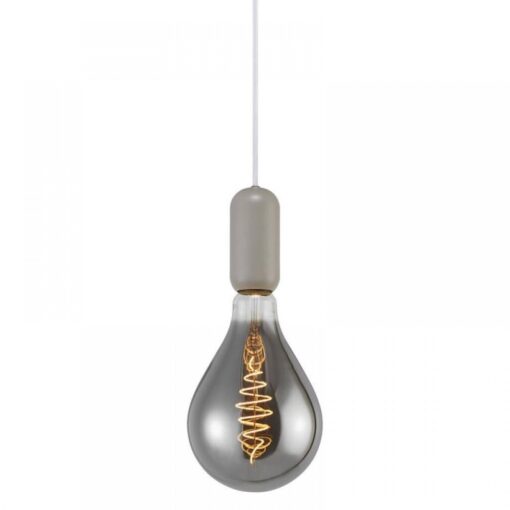 Nordlux Notti Κρεμαστό Γκρι E27  Μεταλλικό –  2010903010