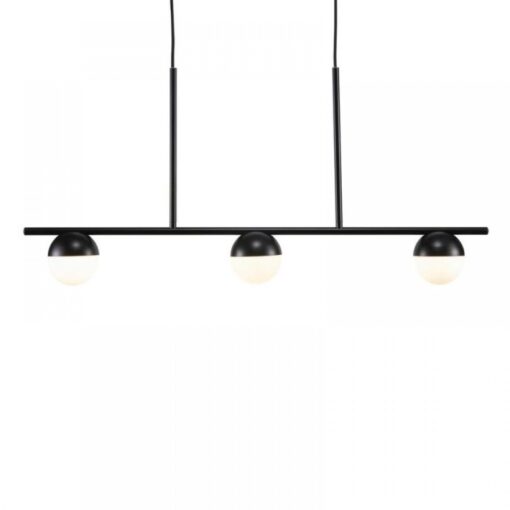 Nordlux Contina 3-Spot Κρεμαστό Μαύρο G9  Γυάλινο/Μεταλλικό –  2010953003