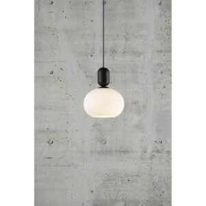 Nordlux Notti Κρεμαστό Μαύρο E27  Γυάλινο/Μεταλλικό –  2011003003