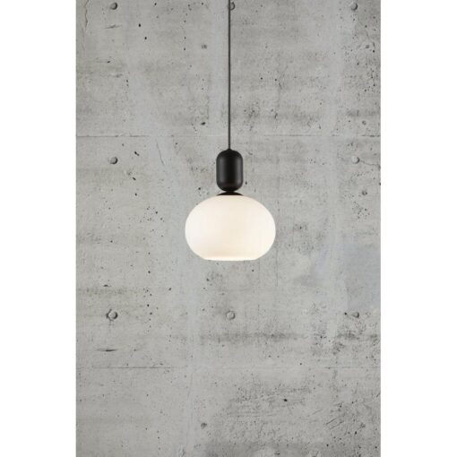 Nordlux Notti Κρεμαστό Μαύρο E27  Γυάλινο/Μεταλλικό –  2011003003