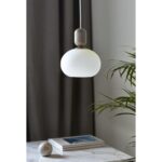 Nordlux Notti Κρεμαστό Γκρι E27  Γυάλινο/Μεταλλικό –  2011003010