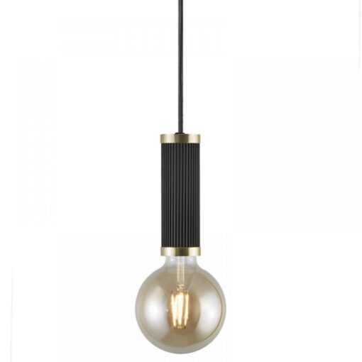 Nordlux Galloway Κρεμαστό Μαύρο/ Ορείχαλκος  E27  Μεταλλικό –  2011053003