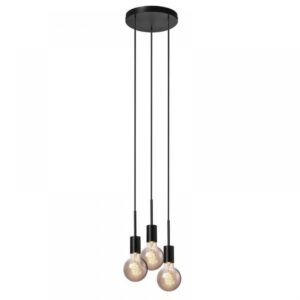 Nordlux Paco 3-Spot Κρεμαστό Μαύρο E27  Μεταλλικό –  2112063003