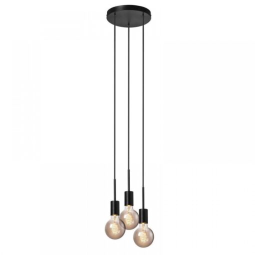 Nordlux Paco 3-Spot Κρεμαστό Μαύρο E27  Μεταλλικό –  2112063003