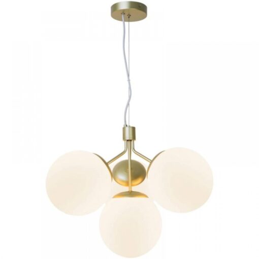 Nordlux Ivona 4-Spot Κρεμαστό  Ορείχαλκος  E27  Γυάλινο/Μεταλλικό –  2112153035