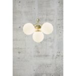 Nordlux Ivona 4-Spot Κρεμαστό  Ορείχαλκος  E27  Γυάλινο/Μεταλλικό –  2112153035