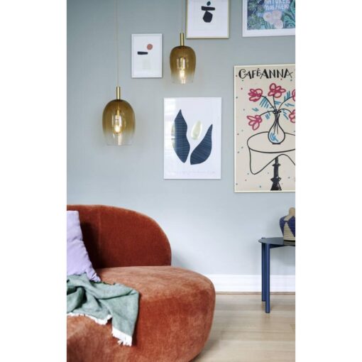 Κρεμαστό Φωτιστικό Nordlux Uma 1xE27 Μελί Χρώματος –  2112723027