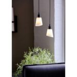 Nordlux Molli Κρεμαστό Μαύρο E14 σετ 2Τμχ Γυάλινο/Μεταλλικό –  2112803003