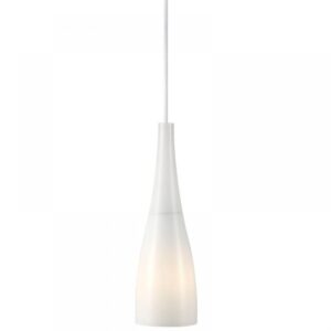 Nordlux Embla Κρεμαστό Οπάλ Λευκό E27  Γυάλινο –  45703001