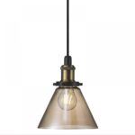 Nordlux Disa Κρεμαστό  Μελί E27  Γυάλινο –  45823027