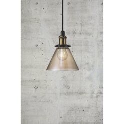 Nordlux Disa Κρεμαστό  Μελί E27  Γυάλινο –  45823027