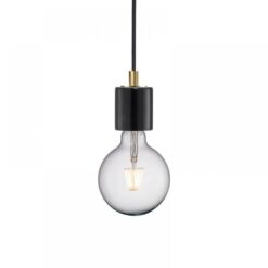 Nordlux Siv Κρεμαστό Μαύρο E27  Μάρμαρο –  45883003