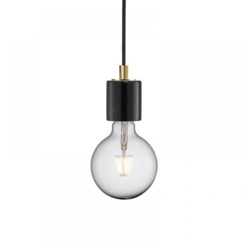 Nordlux Siv Κρεμαστό Μαύρο E27  Μάρμαρο –  45883003