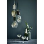 Nordlux Siv Κρεμαστό Μαύρο E27  Μάρμαρο –  45883003