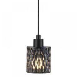 Nordlux Hollywood Κρεμαστό Smoked E27 Γυάλινο/Μεταλλικό – 46483047