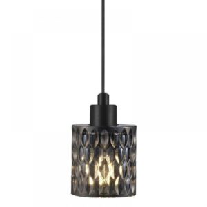 Nordlux Hollywood Κρεμαστό Smoked E27  Γυάλινο/Μεταλλικό –  46483047