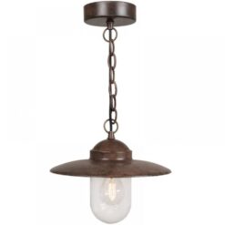 Nordlux Luxembourg Κρεμαστό Rusty E27  Γυάλινο/Μεταλλικό –  72805009