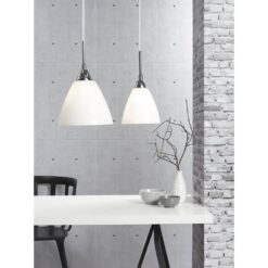 Nordlux Read 14 Κρεμαστό Οπάλ Λευκό E14  Γυάλινο/Μεταλλικό –  73153010