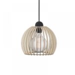 Nordlux Chino 40 Κρεμαστό Φυσικό E27  Ξύλο –  84843014