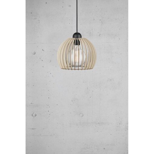Nordlux Chino 40 Κρεμαστό Φυσικό E27  Ξύλο –  84843014