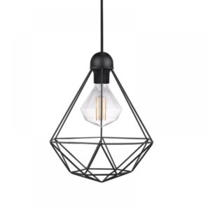 Nordlux Tees Κρεμαστό Φωτιστικό 1xE27 Μαύρου Χρώματος –  84863003