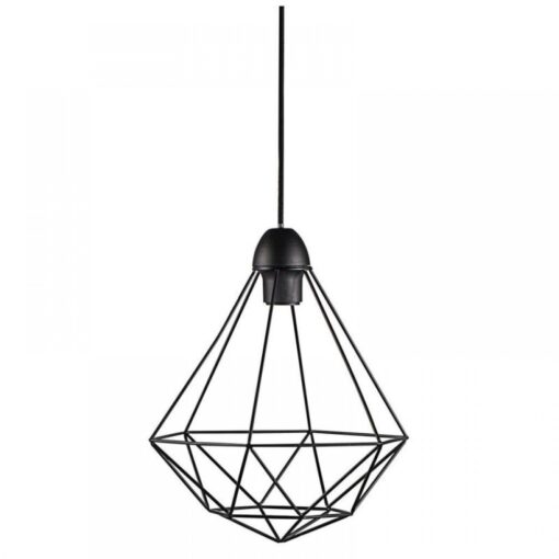 Nordlux Tees Κρεμαστό Φωτιστικό 1xE27 Μαύρου Χρώματος –  84863003