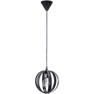 Κρεμαστό  φωτιστικό Μεταλλικό LAMA/18  1/L  Κρεμαστό  Ασημί Heronia – 34-0089