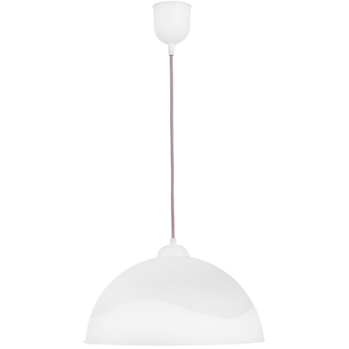 Κρεμαστό  φωτιστικό  Σφαίρα/36  1/L Λευκό-Ροζ Heronia – 35-0008