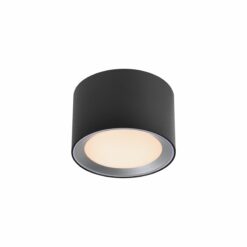 Nordlux Landon Smart Φωτιστικό Οροφής  Μαύρο IP44 LED 8W 2700K Dimmable –  2110840103