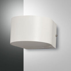 Φωτιστικό Τοίχου  Fabas Luce Lao LED 6W  Λευκό  IP65 540lm Θερμό 3000K – 3603-21-102