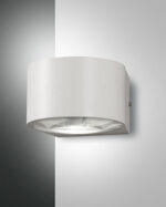 Φωτιστικό Τοίχου  Fabas Luce Lao LED 12W  Λευκό  IP65 1080lm Θερμό 3000K – 3603-22-102