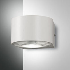 Φωτιστικό Τοίχου  Fabas Luce Lao LED 12W  Λευκό  IP65 1080lm Θερμό 3000K – 3603-22-102