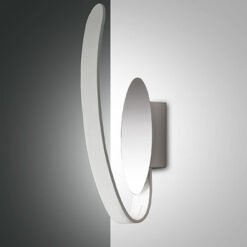 Φωτιστικό Τοίχου  Fabas Luce Levanto LED 7W  Λευκό  IP44 700lm Θερμό 3000K – 3435-21-102