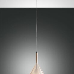 Κρεμαστό Φωτιστικό   Fabas Luce Lila E27 Μελί     – 3481-40-125