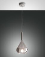 Κρεμαστό Φωτιστικό   Fabas Luce Lila E27 Φιμέ     – 3481-40-126